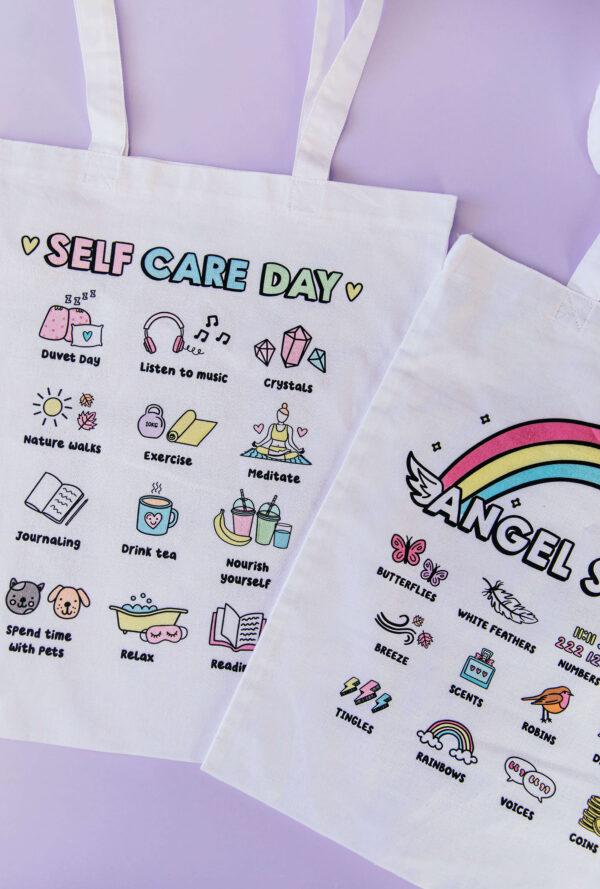 All within you self care day tote bag